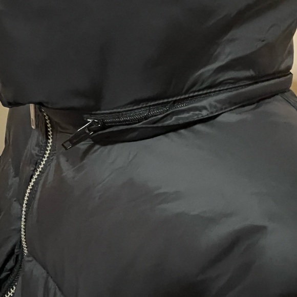 Ladies Luxury black puffer coat by The Kooples - Picture 3 of 7
